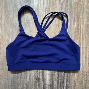 Athleta Train Free Sports Bra in Royal Blue, Size Large, NWOT